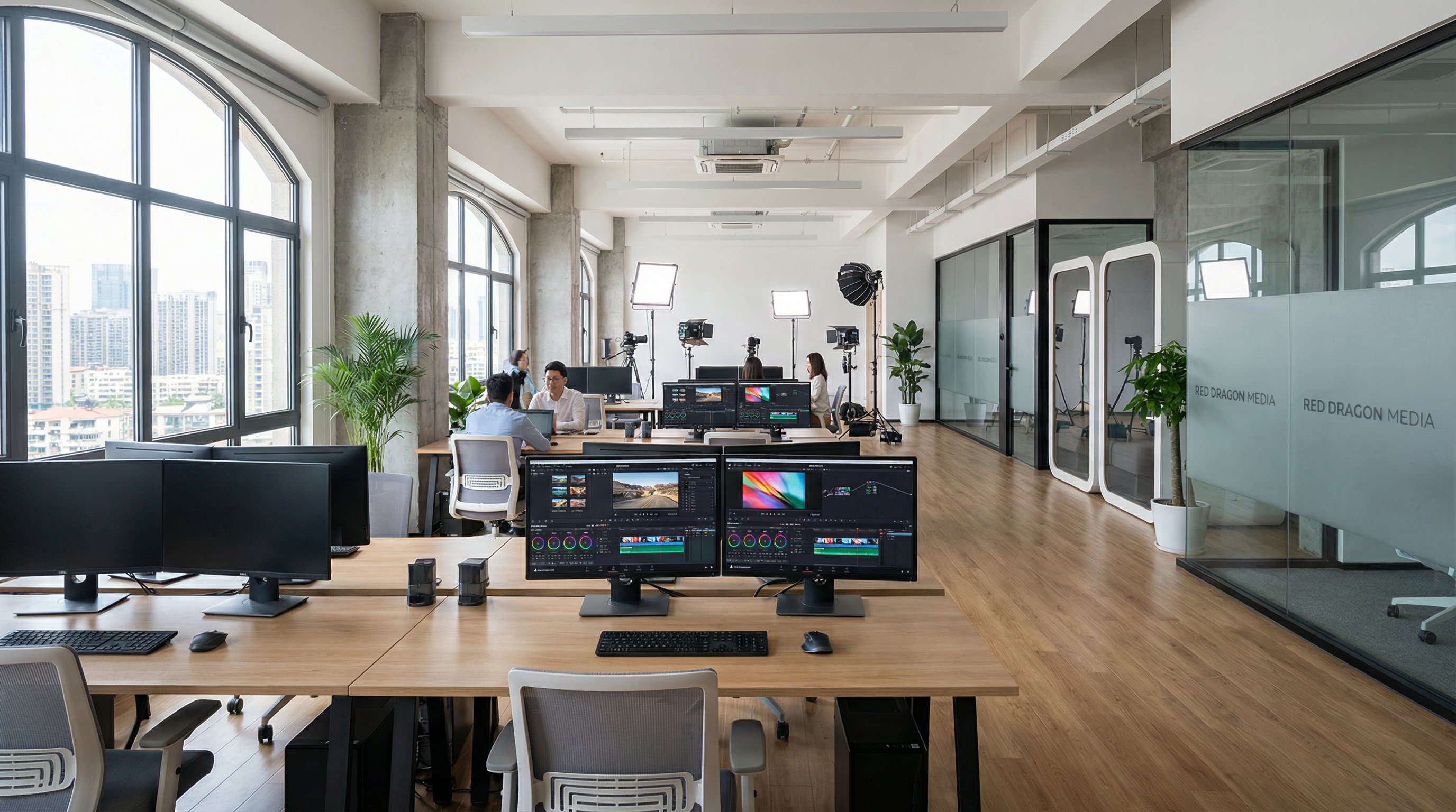 麻花星空影视传媒制作公司公司办公室